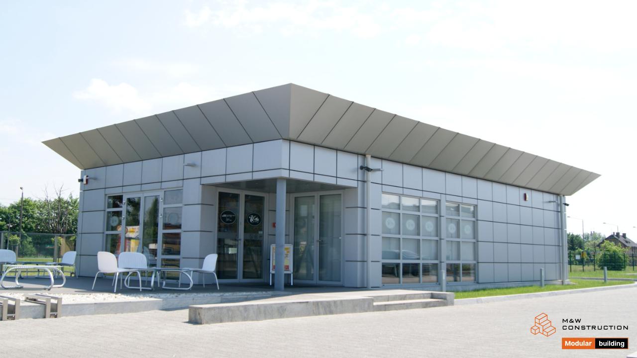 Praktische Fassade für gewerbliche und Gastronomie-Container 1
