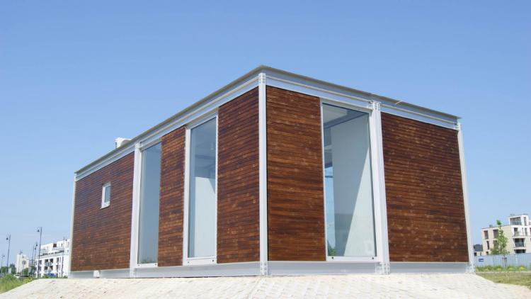 Bürocontainer, Verkaufsbüro für Wohnungen 50m2 - aussicht 1