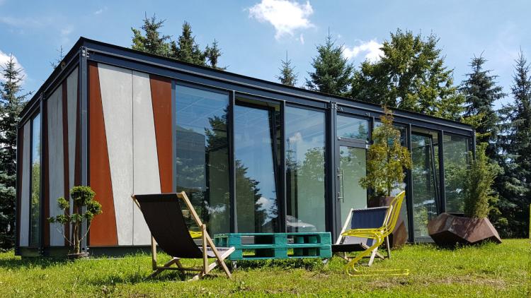 Verkaufscontainer, Yamaha-Autohaus 50m2 - aussicht 1
