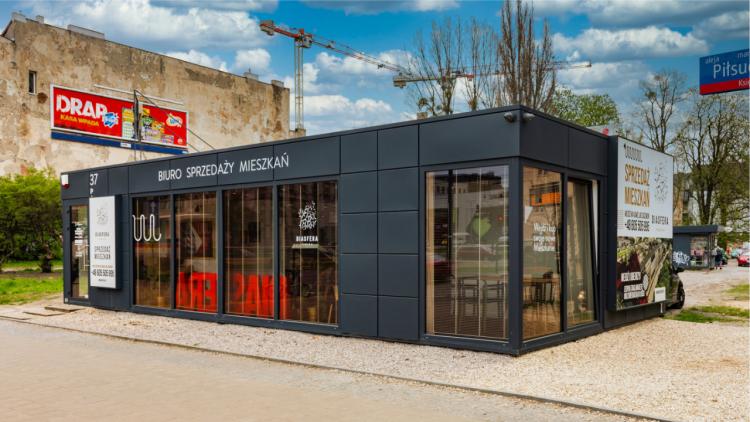 Büro-Pavillon, Verkaufsbüro für Wohnimmobilien Diasfera 72m2 - aussicht 1