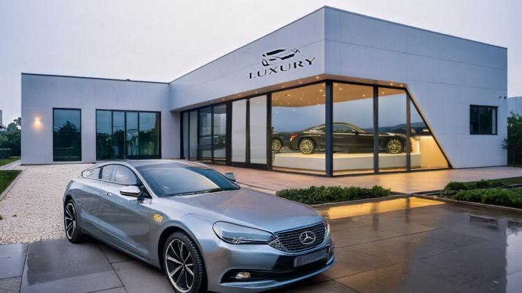 Automotive-Pavillons, modularer Showroom