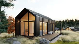 Kleine Scheune, Ansicht 3, 37,4 m2 - Ansicht 2